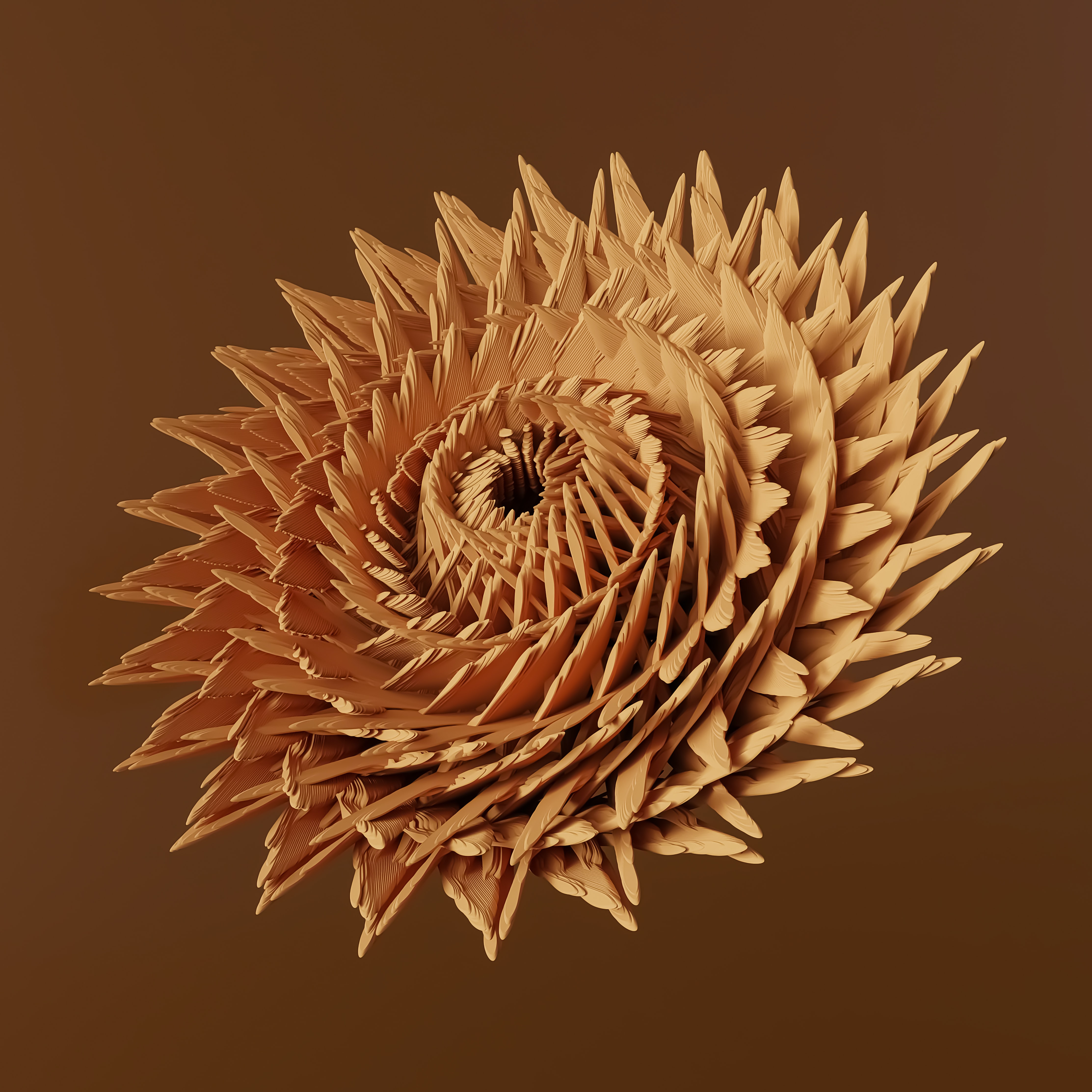 A gentle sunrise breaking through clouds